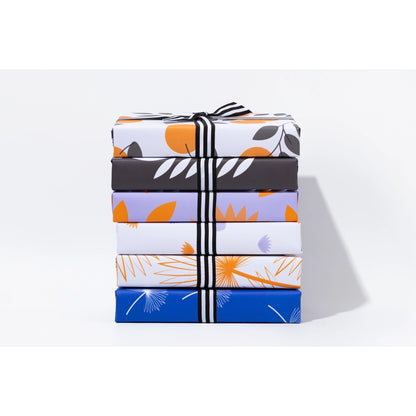 Orange Palms Wrapping Paper