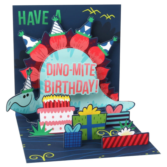 Pop-Up Dino-Mite Birthday Card