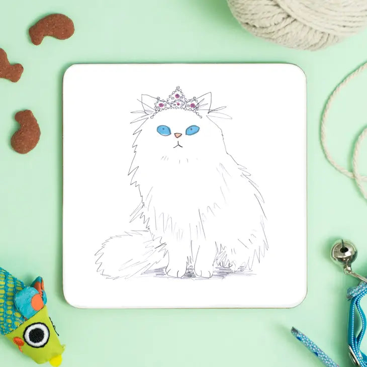 Cat In Tiara Coaster