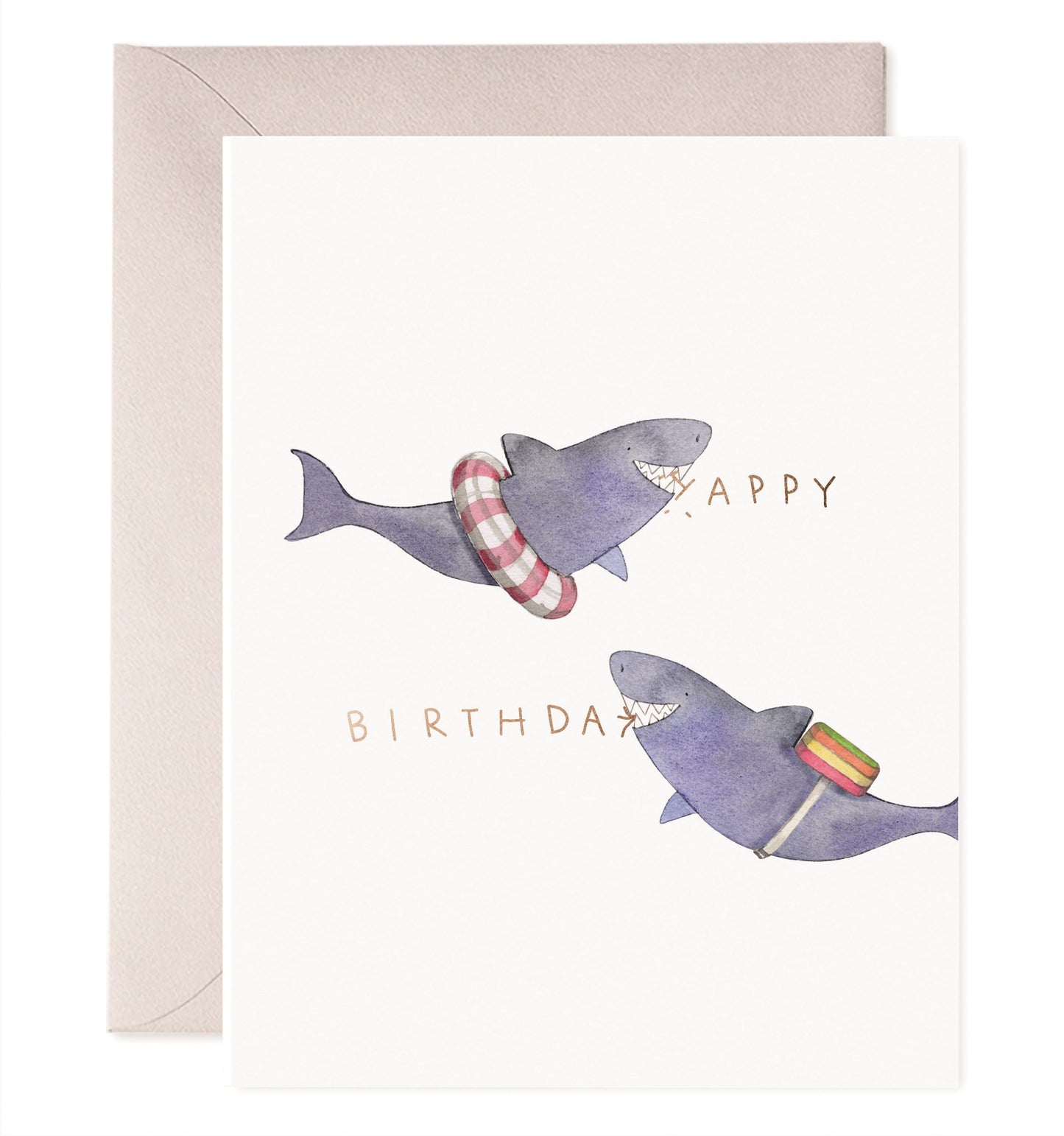 Bitten Birthday Card