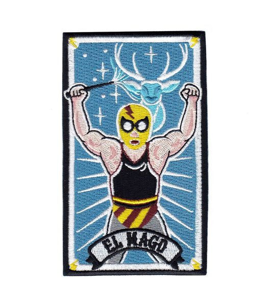 #104 El Mago Yellow Lucha Libre Patch