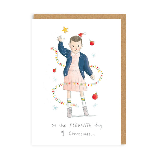Eleventh Day Of Christmas Card