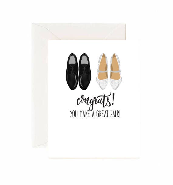 Congrats You Make A Great Pair Card