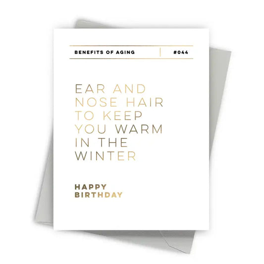 Extra Hair Humorous Birthday Cards