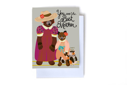 Best Mother Bear Card