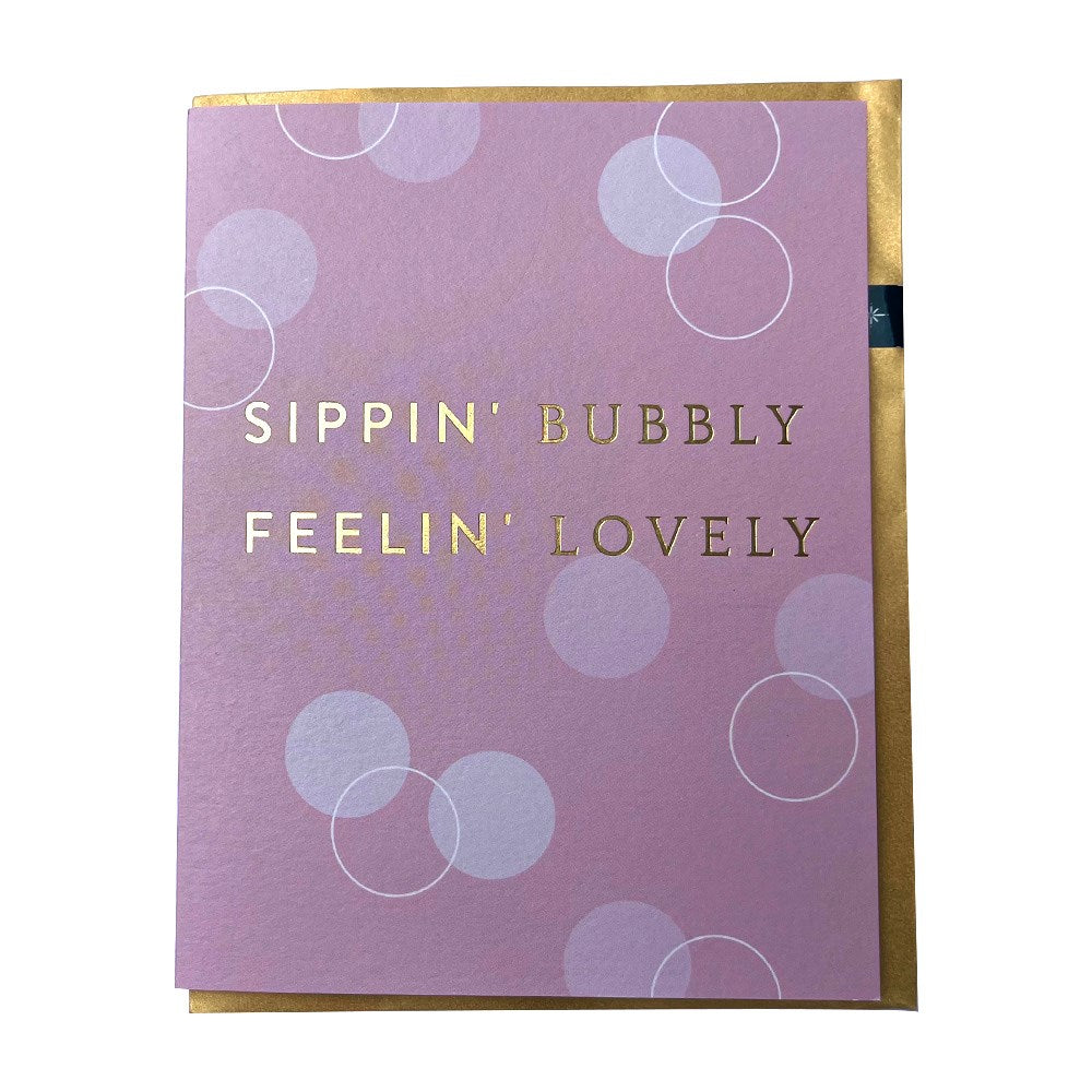 Sippin Bubbly Card
