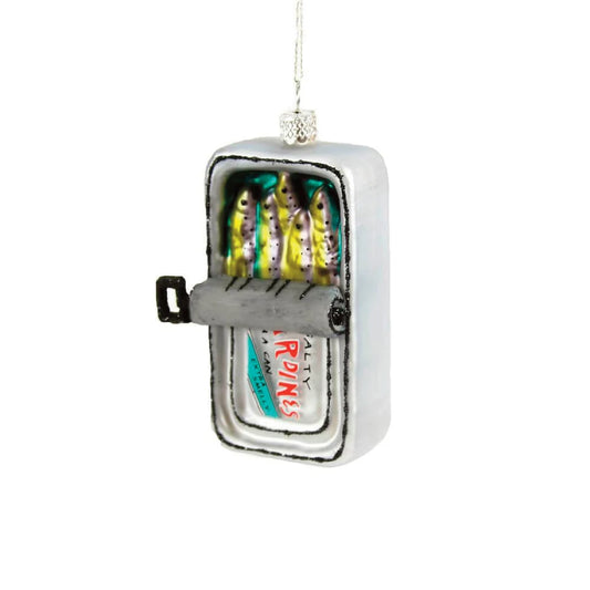 Sardines Glass Ornament