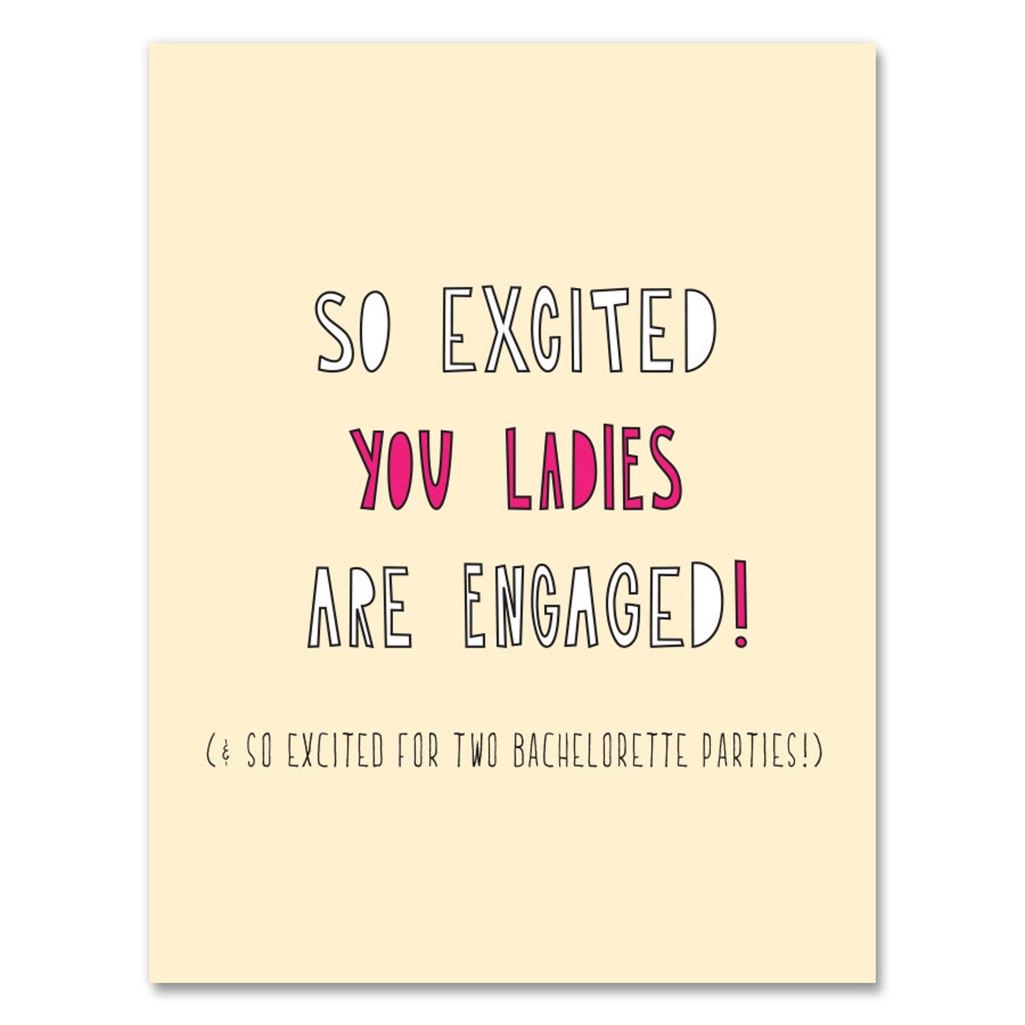 Engaged Ladies Card