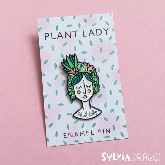 @142 Plant Lady Pin