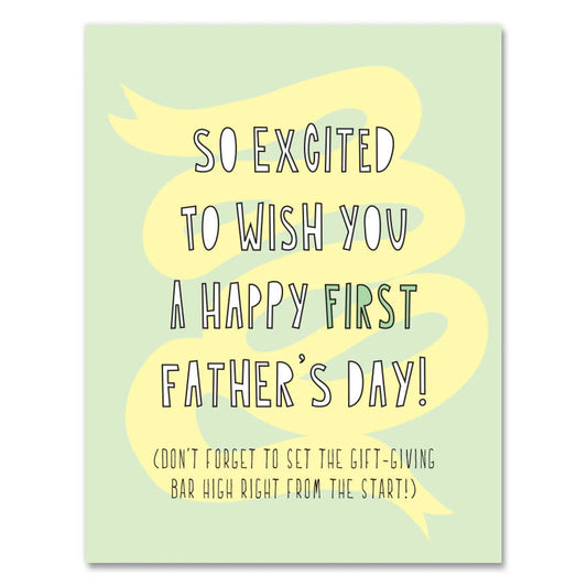 First Father's Day Card