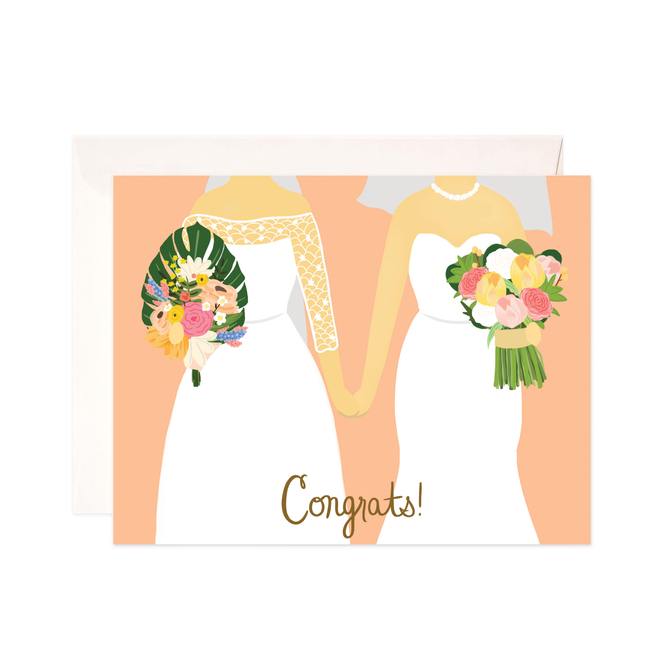 Brides Congrats Card