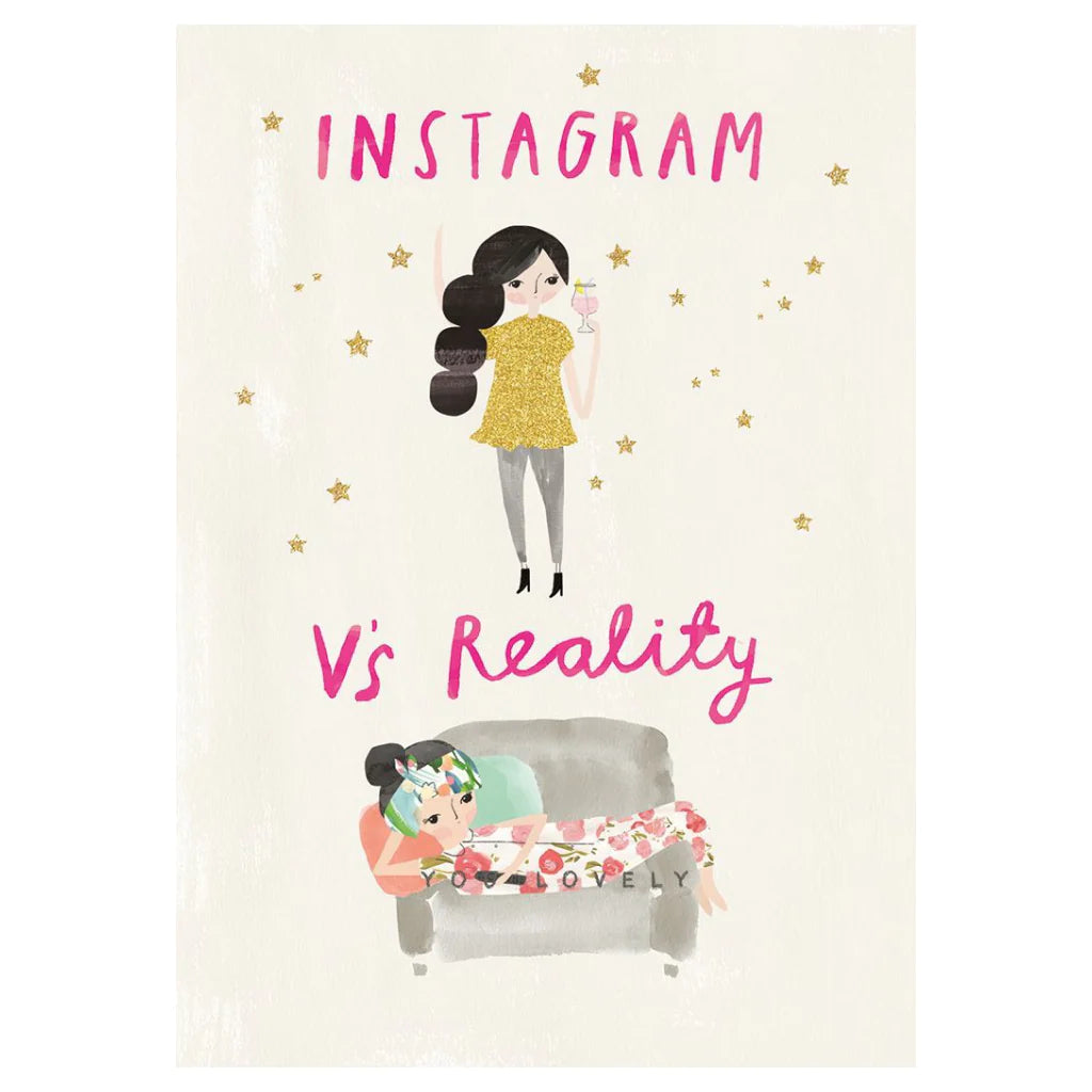 Pigment Instagram vs Reality Card