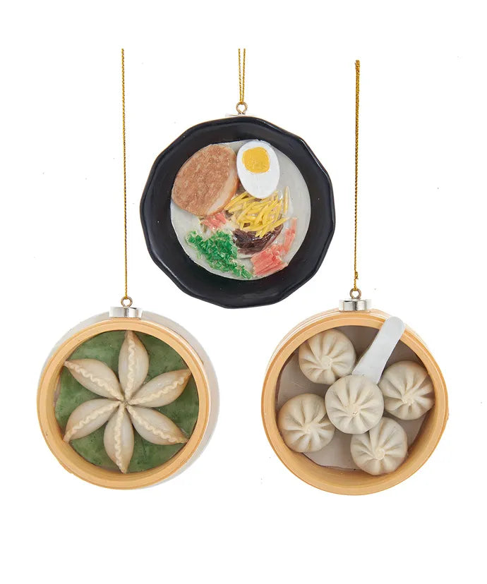 Asian Dumplings & Soup Ornament