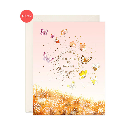 Butterflies So Loved Card