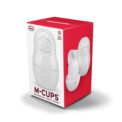 M-Cups White Measuring Cup Matyroshkas