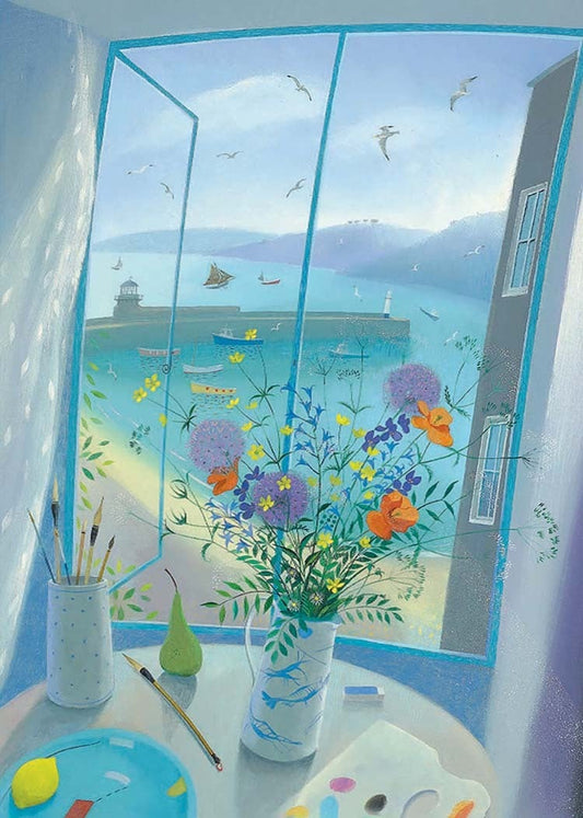 Window In St Ives Card