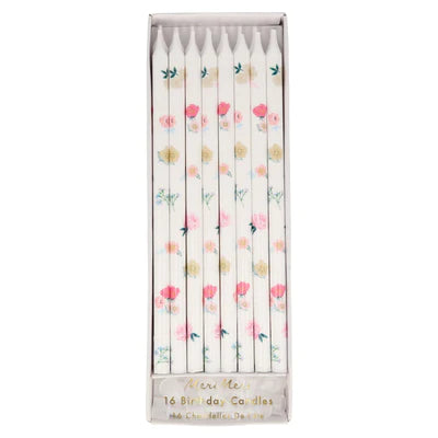 Floral Pattern Candles