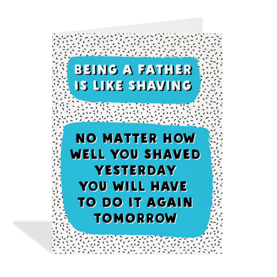 Father Like Shaving Card