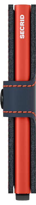 Miniwallet Matte Night Blue & Orange