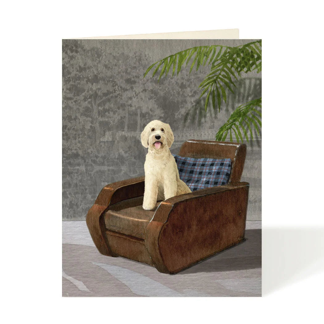 Goldendoodle Card