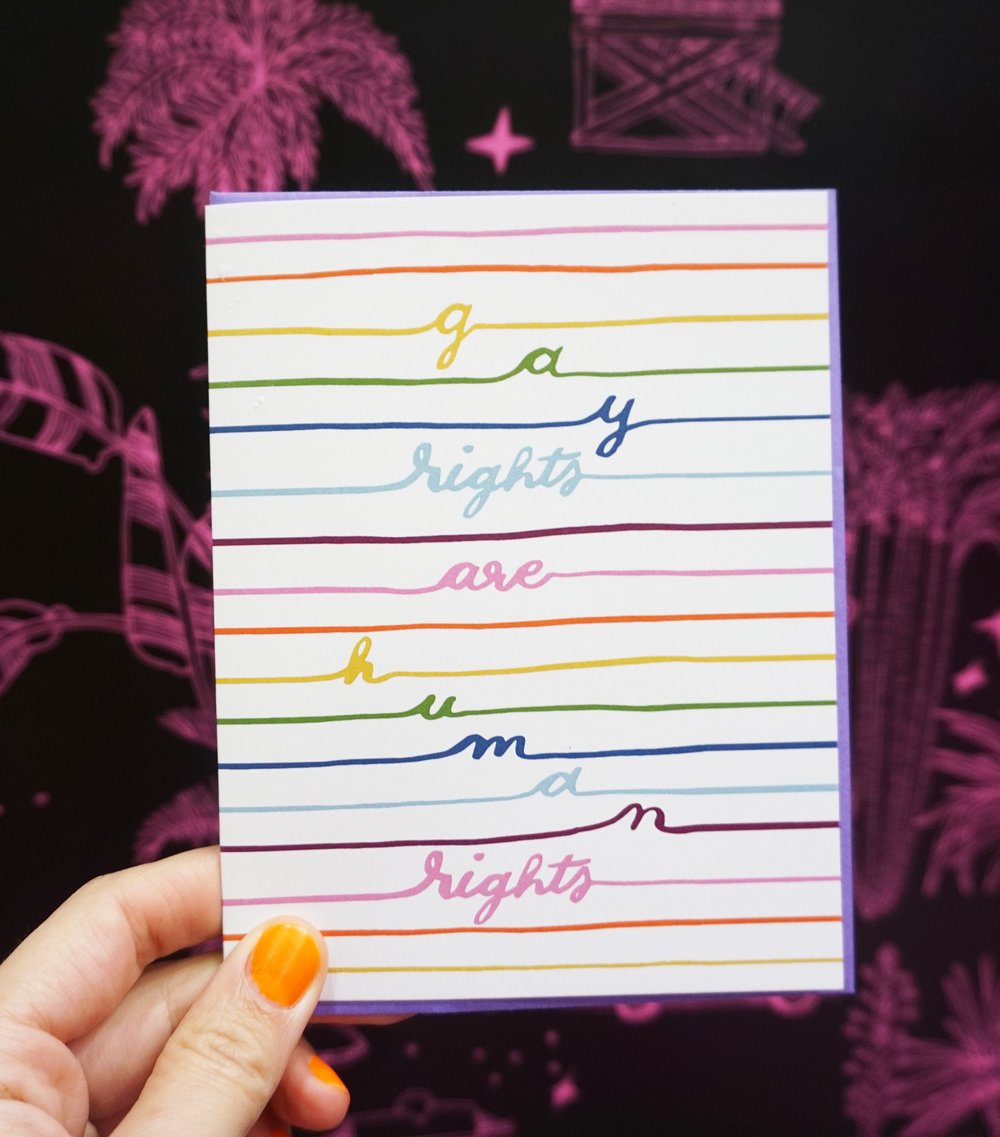 Gay Rights Card