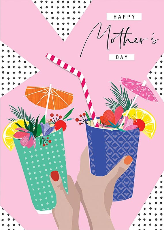 Laura Darrington Mother's Day Drinks Card