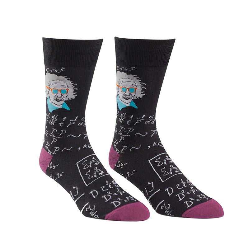 Men’s Crew Socks Relatively Cool (Black)