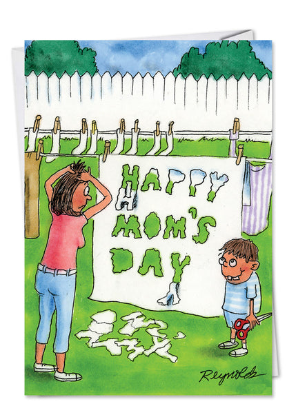 Sheer Cut-Out  Mother's Day Card