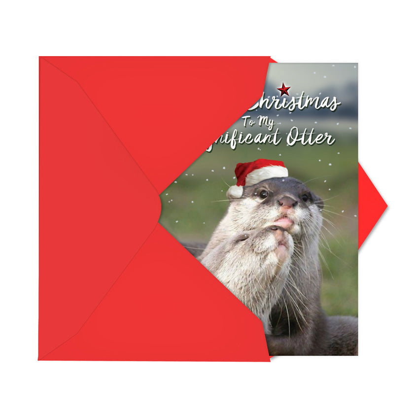 Significant Otter Christmas Card