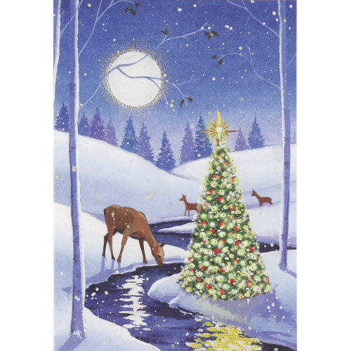 Tranquil Stream Holiday Half Boxed Cards
