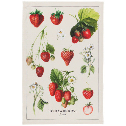 Tea Towel Vintage Strawberries