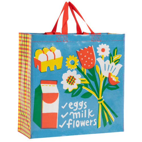 Shopper Eggs Milk Flower