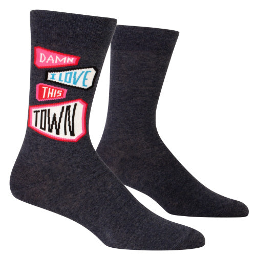Men's Crew Love This Town Socks