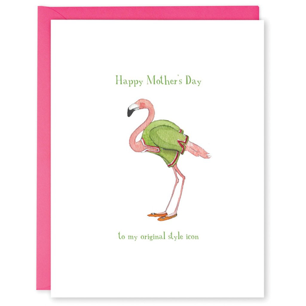 Flamingo Mom Card