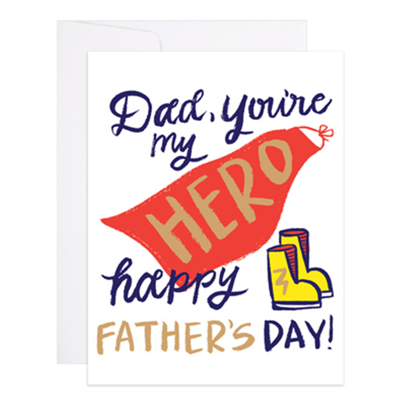 Super Hero Dad Card