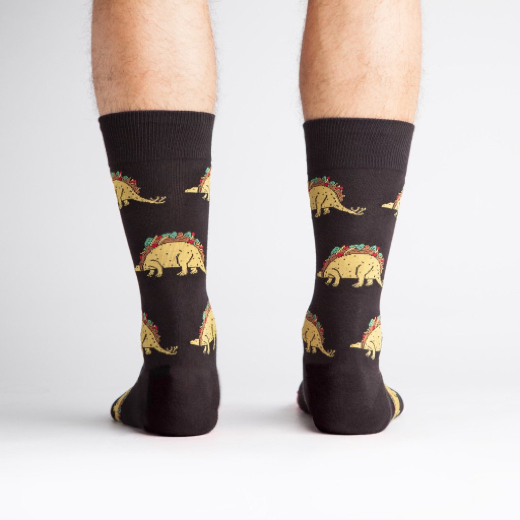 Men’s Crew Socks Tacosaurus