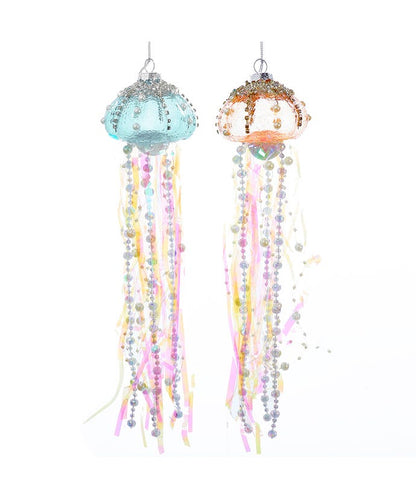 Glass Jellyfish Ornament