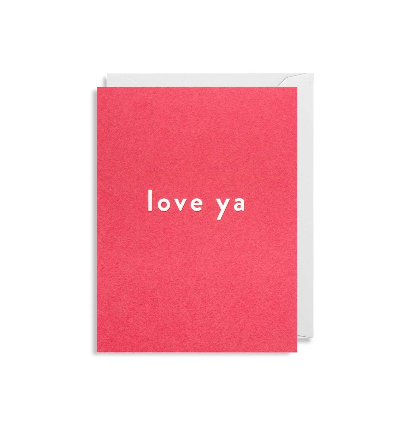 Mini Card Love Ya Card