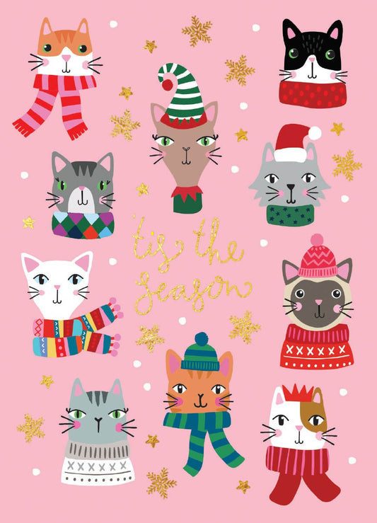 Christmas Cats Boxed Holiday Cards