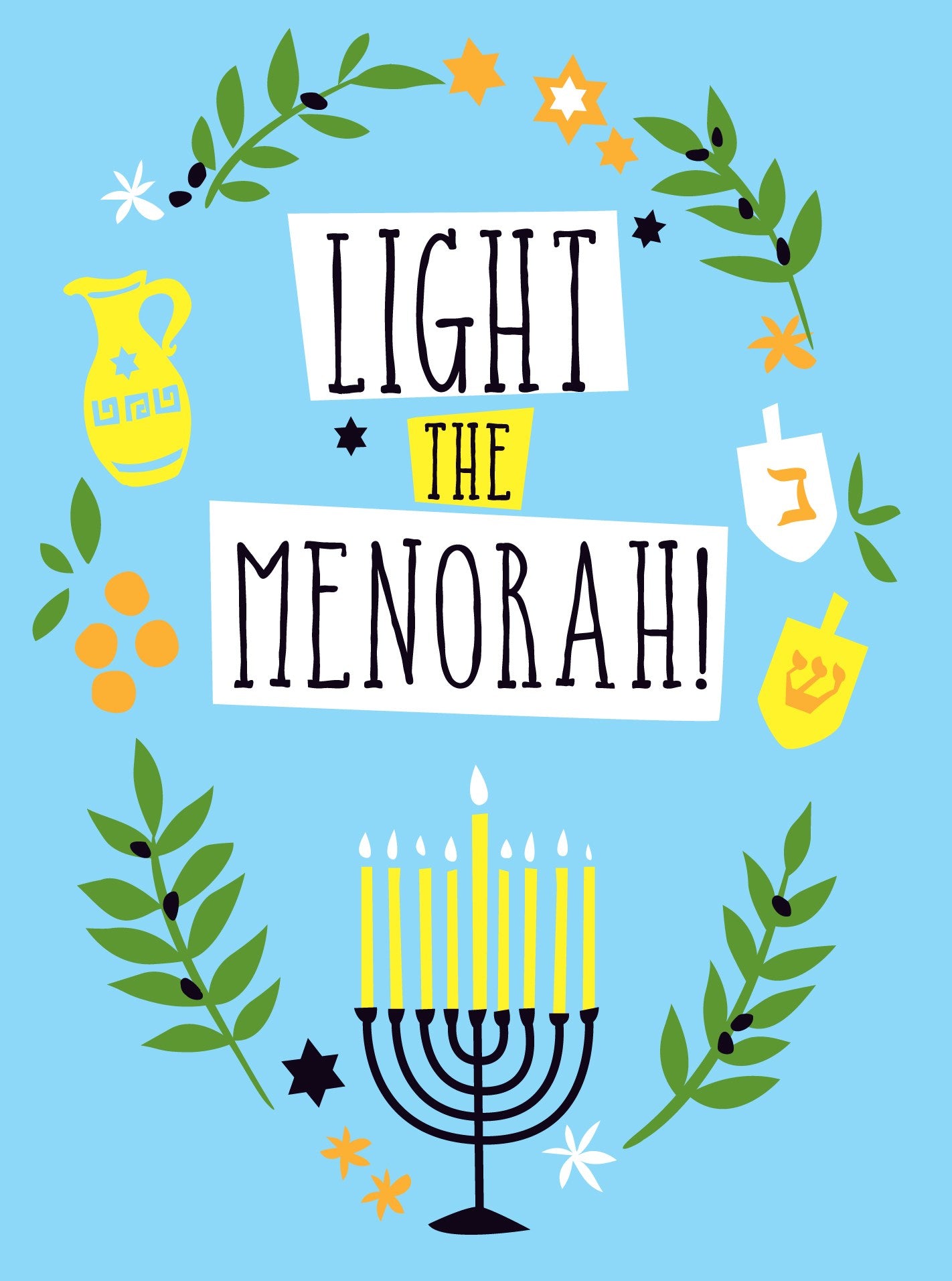 Light The Menorah Boxed Cards