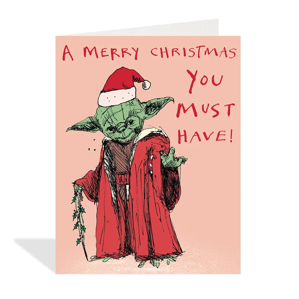 Yoda Christmas Card