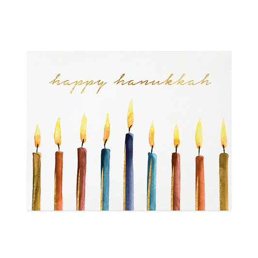 Hanukkah Candles Card