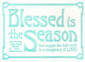 Blessed Is The Season Card