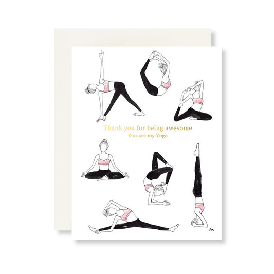 Yoga Thank You Card