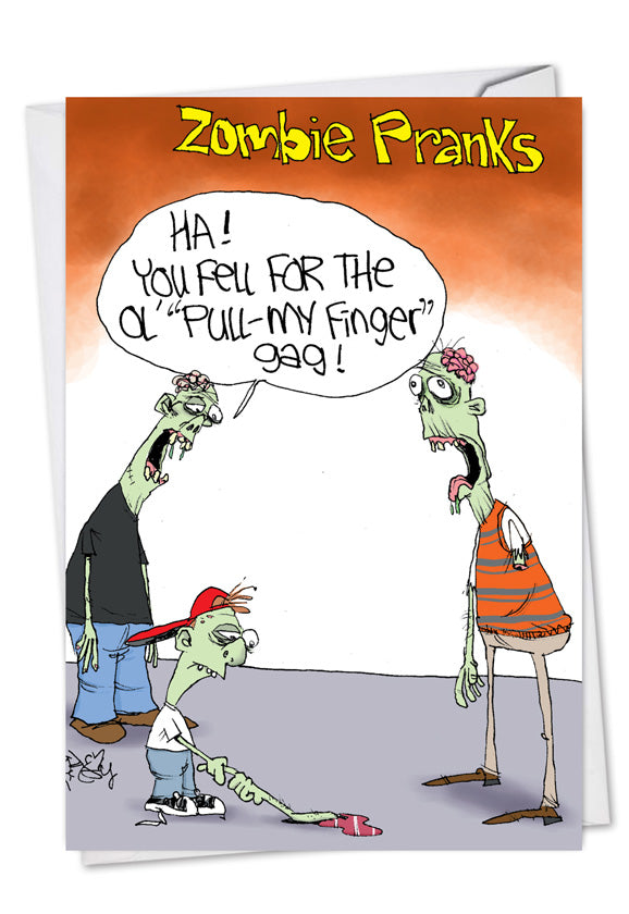 Zombie Pranks Card